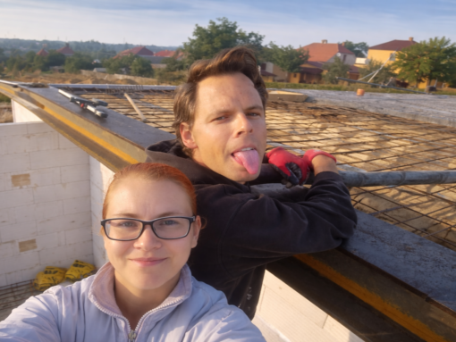 Fotka Stavba našeho domečku